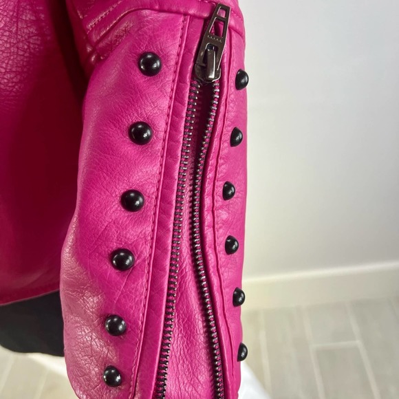 Fucsia jacket, make a statement, medium, very cool look. NWOT - Picture 7 of 10